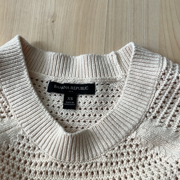 BR Factory Open Stitch Cotton Sweater - Picture 2 of 4